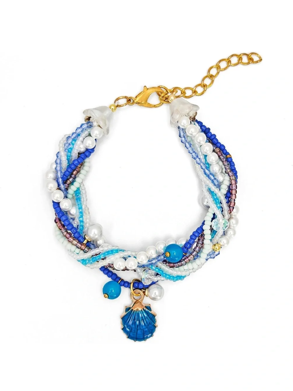 Anthropologie layered beaded